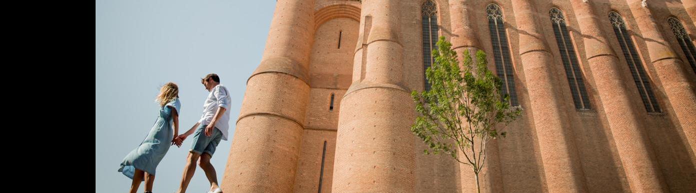 Toulouse : Excursion d'une journée à Albi et Cordes/Ciel avec audioguides